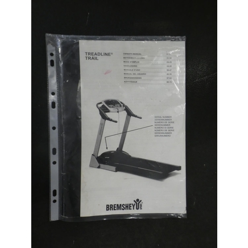 2997 - Bremshey Sport treadmill - W - with safety key