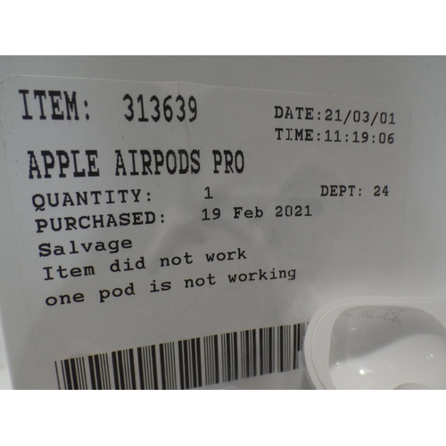 3023 - Apple Airpods Pro (model:- MWP22ZM/A), RRP £189.99 + VAT    (222-180) * This lot is subject to VAT