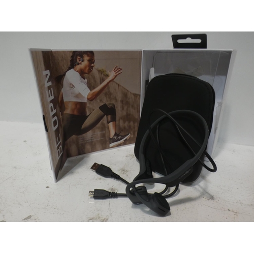 3030 - Trekz Air Bone Conduction Grey Headphones (222-177) * This lot is subject to VAT