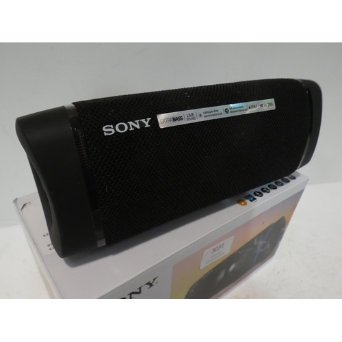 3031 - Sony Wireless Speaker (SRSXB33B.CE7) (222-269) * This lot is subject to VAT