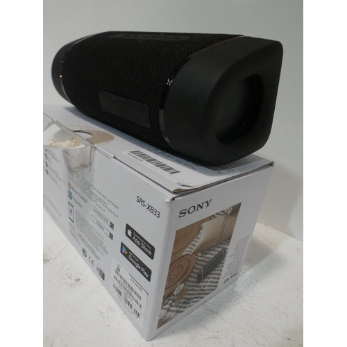 3031 - Sony Wireless Speaker (SRSXB33B.CE7) (222-269) * This lot is subject to VAT