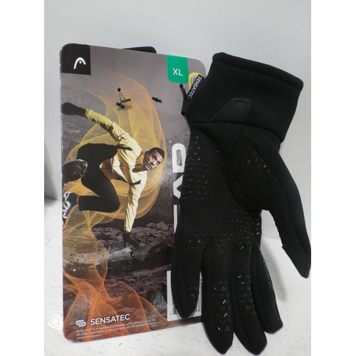 3033 - Head Running Gloves and Spyder Leather Gloves (222-101, 113) * This lot is subject to VAT