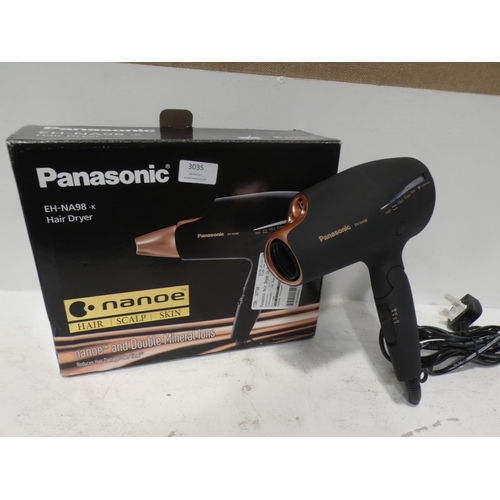 3035 - Panasonic Mineral Hairdryer (model:- EH-NA98) (222-256) * This lot is subject to VAT