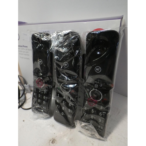 3042 - BT Trio Premium Phone With Answering Machine (222-466) * This lot is subject to VAT