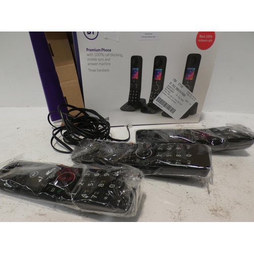 3042 - BT Trio Premium Phone With Answering Machine (222-466) * This lot is subject to VAT