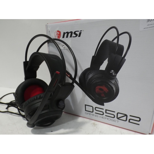 3071 - MSi Gaming Headset (DS502) (222-23) * This lot is subject to VAT