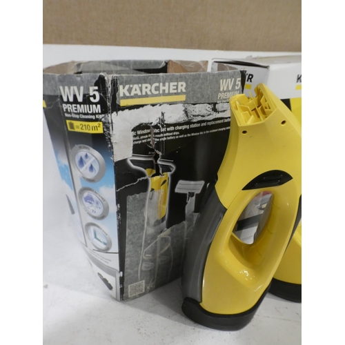 3096 - Two Karcher Window Vacuum Cleaners (222-228, 229) * This lot is subject to VAT