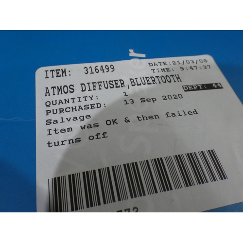 3100 - Atmos Diffuser (no oils), Speaker, Lamp (222-259) * This lot is subject to VAT