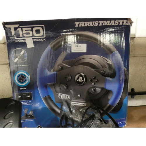 3113 - Thrustmaster T150 RS Force Feedback Wheel, RRP £129.99 + VAT (222-261) * This lot is subject to VAT