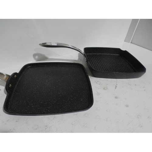 3119 - The Rock Grill & Griddle Pan Set (26/28cm) (222-278) * This lot is subject to VAT