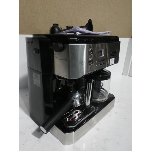 3157 - Delonghi Combi Espresso Machine (BCO431.S), RRP £166.66 + VAT (222-174) * This lot is subject to VAT