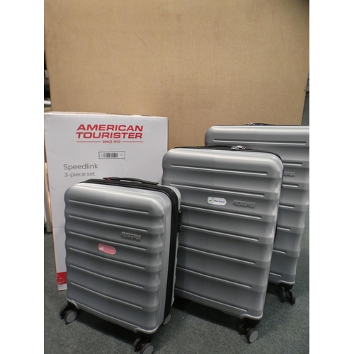 3164 - American Tourister Hardside Spinner Set (3 cases), RRP £99.99 + VAT (222-185) * This lot is subject ... 