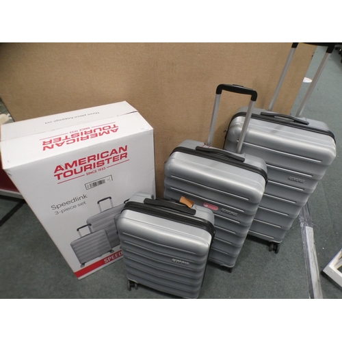 3165 - American Tourister Hardside Spinner Set (3 cases), RRP £99.99 + VAT (222-186) * This lot is subject ... 