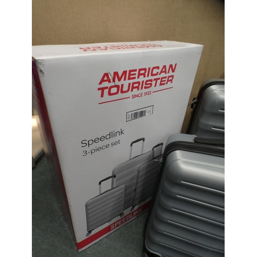 3165 - American Tourister Hardside Spinner Set (3 cases), RRP £99.99 + VAT (222-186) * This lot is subject ... 