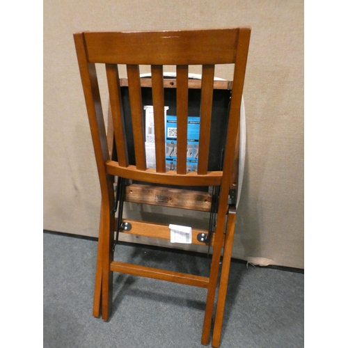 3181 - Stakmore Wooden Folding Chair (222-328) * This lot is subject to VAT