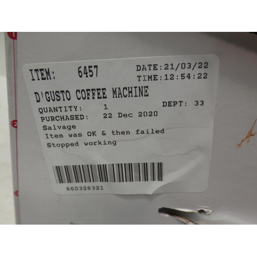 3198 - Dolce Gusto Infinissima Coffee Machine (222-457) * This lot is subject to VAT