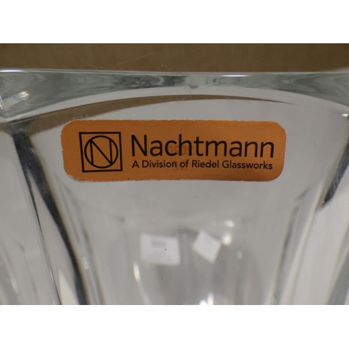 3221 - Nachtmann Saphir Vase (30cm) (222-207) * This lot is subject to VAT