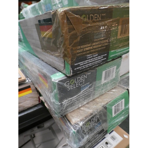 3231 - Three Packs of Hartford Laminate Flooring (Oak) (222-204) * This lot is subject to VAT