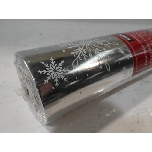 3281 - Kirkland Signature Xmas Foil Wrap, double sided, 1 roll (222-26, 38) * This lot is subject to VAT