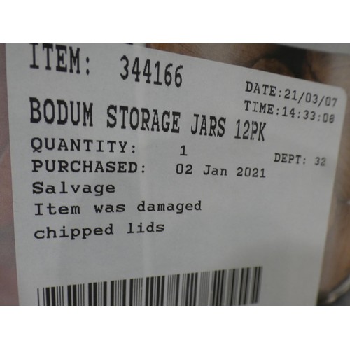 3094 - Bodum Storage Jars   (222-270) * This lot is subject to VAT