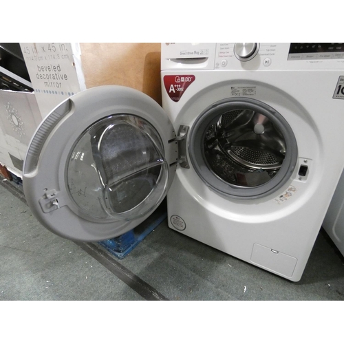 3290 - LG 9Kg White Washing Machine (model:- F4V509WSE), RRP £416.66 + VAT   (222-1) * This lot is subject ... 