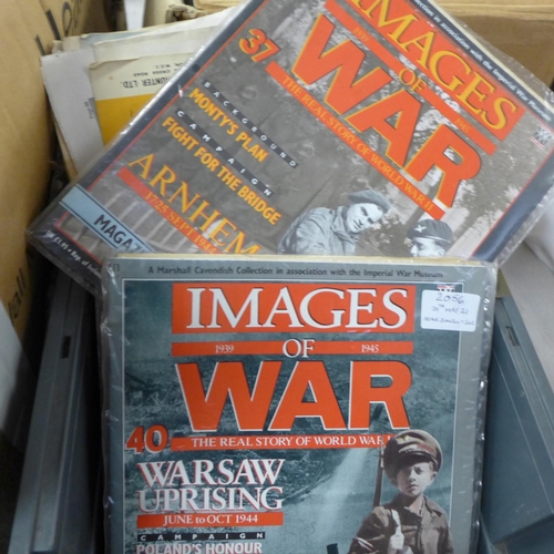 2056 - Crate of war/military magazines