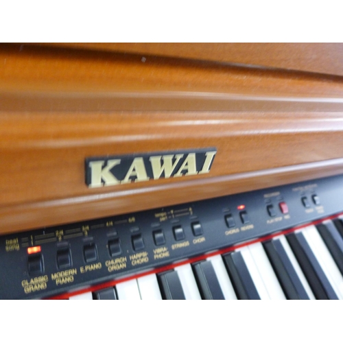 2163 - Kawai electric piano with stool (CH290) 240v