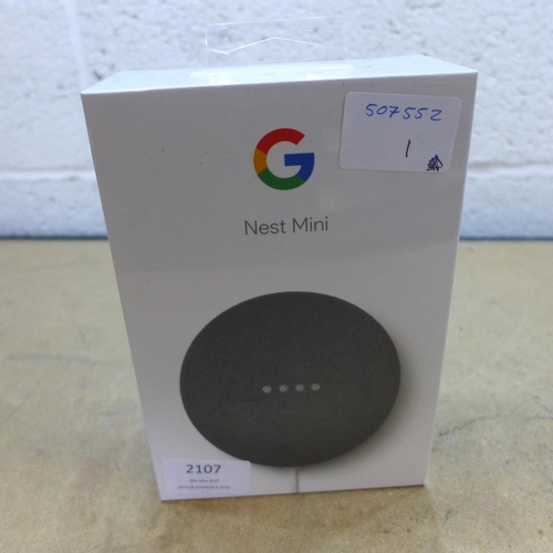 2070 - Google Home Nest Mini - W - unused (sealed)