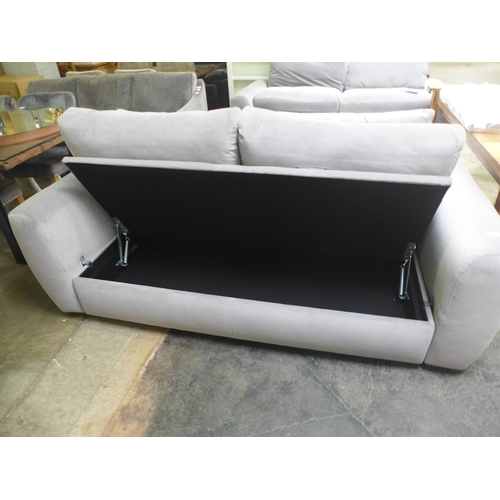 1522 - A grey Snug sofa with storage (GF090) RRP £1299 *this lot is subject to VAT