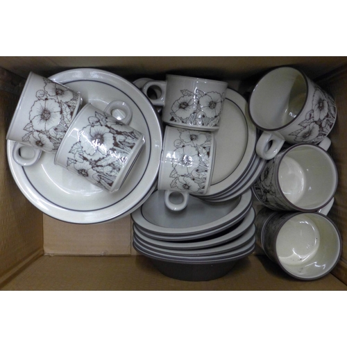 1105 - Three boxes of Hornsea and Denby dinnerwares **PLEASE NOTE THIS LOT IS NOT ELIGIBLE FOR POSTING AND ... 