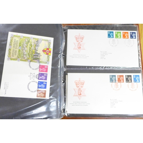 699 - An album of first day covers, regionals, Scotland, Wales, Isle of Man