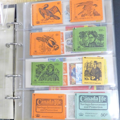 704 - Stamps; GB booklets in album including 1935 Silver Jubilee (no. 294), both Wedgwood booklets and a d... 