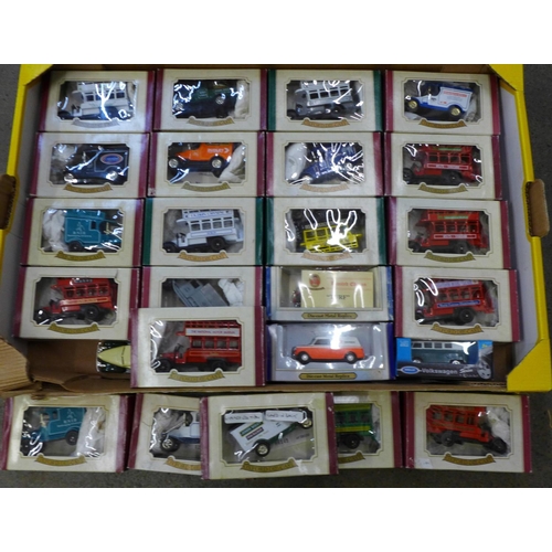 738 - Twenty-three Oxford die-cast vehicles, boxed and two die-cast vehicles