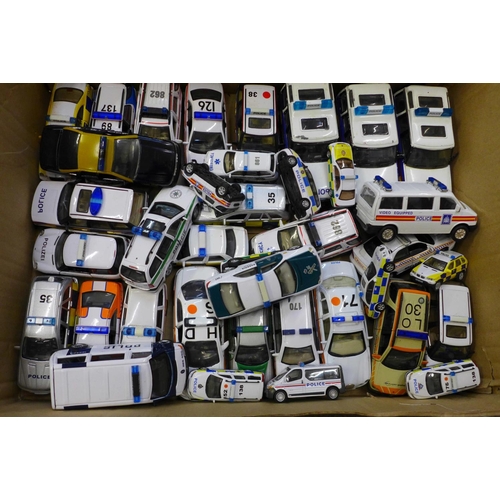 739 - Die-cast Police themed model vehicles