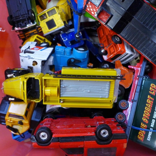 743 - A large collection of die-cast model vehicles, including Tri-ang, Corgi, Matchbox and Lone Star