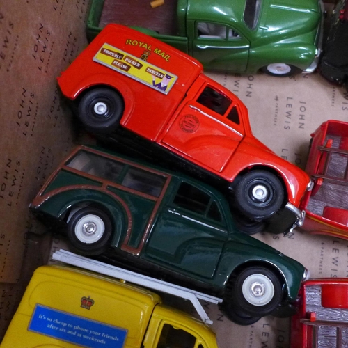 762 - Eighteen Morris model vehicles by Saico