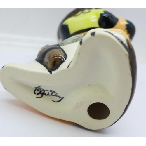 772 - Lorna Bailey Pottery, 'Duke the Cat', 13cm, signed on the base