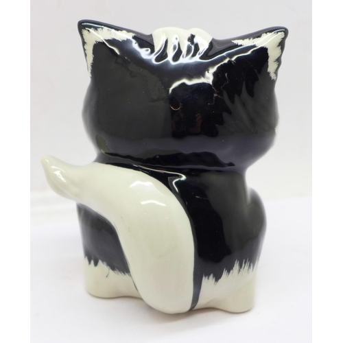 773 - Lorna Bailey Pottery, 'Marvin the Cat', 12cm, signed on the base