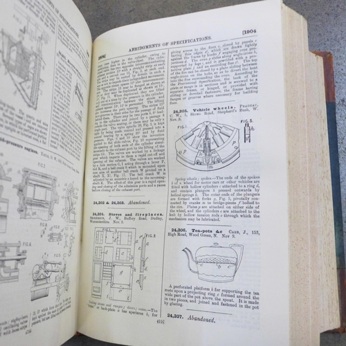 782 - One volume, Illustrated Journal of Patents, Vol XXV, Part IV, 1904