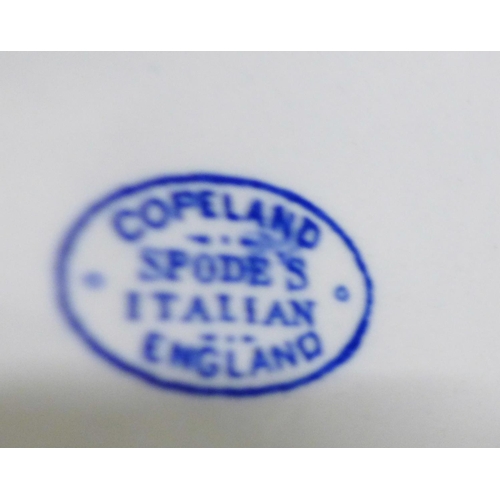 784 - A large collection of Copeland Spode's Italian blue and white china, thirty-four pieces including st... 