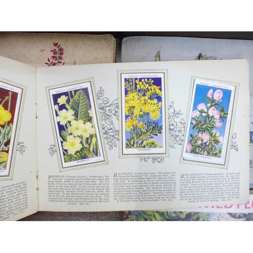 786 - A box of cigarette cards, in sets and loose, plus albums, tea cards, etc.