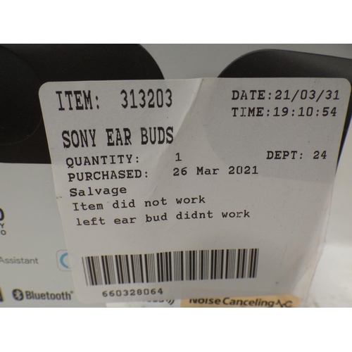 3084 - Sony Ear Buds (model:- WF1000XM3), RRP £129.99 + VAT (225 - 86 ) * This lot is subject to VAT