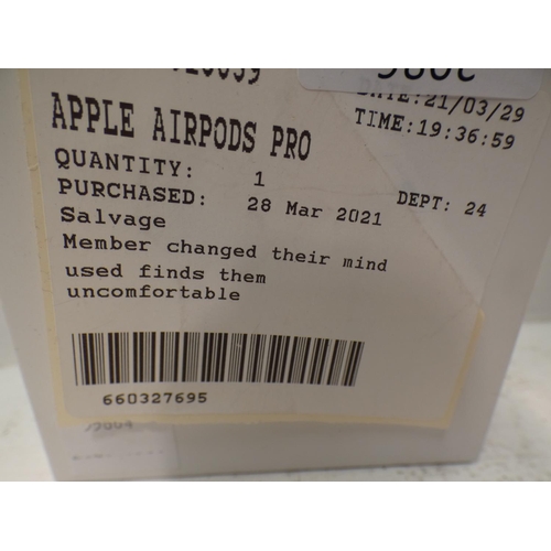 3086 - Apple Airpods Pro (model:- MWP22ZM/A), RRP £189.99 + VAT (225 - 89 ) * This lot is subject to VAT