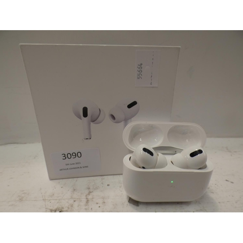 3090 - Apple Airpods Pro (model:- MWP22ZM/A), RRP £189.99 + VAT (225 - 92 ) * This lot is subject to VAT