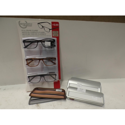 3112 - Capstone LED Accent Light Bars and +3.00 Reading Glasses (225 - 286, 335 ) * This lot is subject to ... 