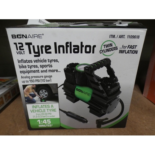 3125 - Bon Aire 12v Inflator (model:- TC12CUK) (225 - 55 ) * This lot is subject to VAT