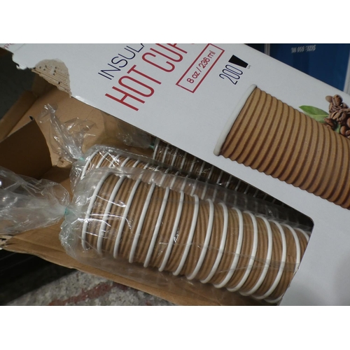 3148 - Cafeexpress 8Oz Ripple Cups   (222-420) * This lot is subject to VAT