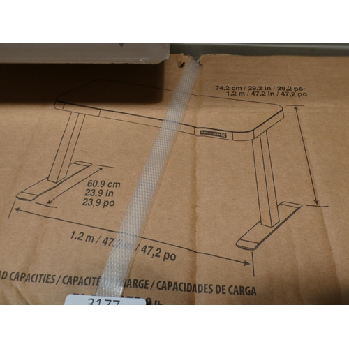 3177 - Airlift Adjustable Height Desk By Seville Classics, RRP £219.99 + VAT (225 - 183 ) * This lot is sub... 