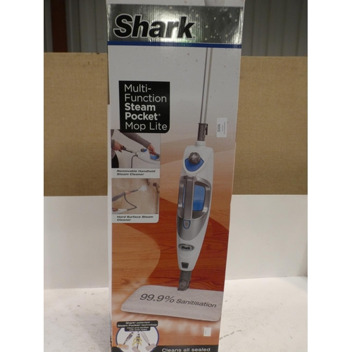 3206 - Shark Steam Mop (model:- S6003UKCO), RRP £109.99 + VAT        (225 - 104 ) * This lot is subject to ... 