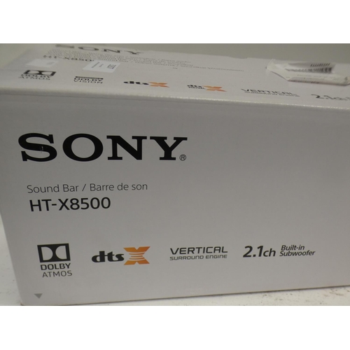 3207 - Sony 2.1Ch Soundbar (model:- HTX8500.CEK), RRP £239.99 + VAT (225 - 81 ) * This lot is subject to VA... 